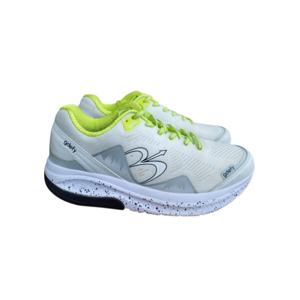 GDEFY Gravity Defyer Mighty Walk Athletic Run Tennis Shoe Sneaker White Woman 9